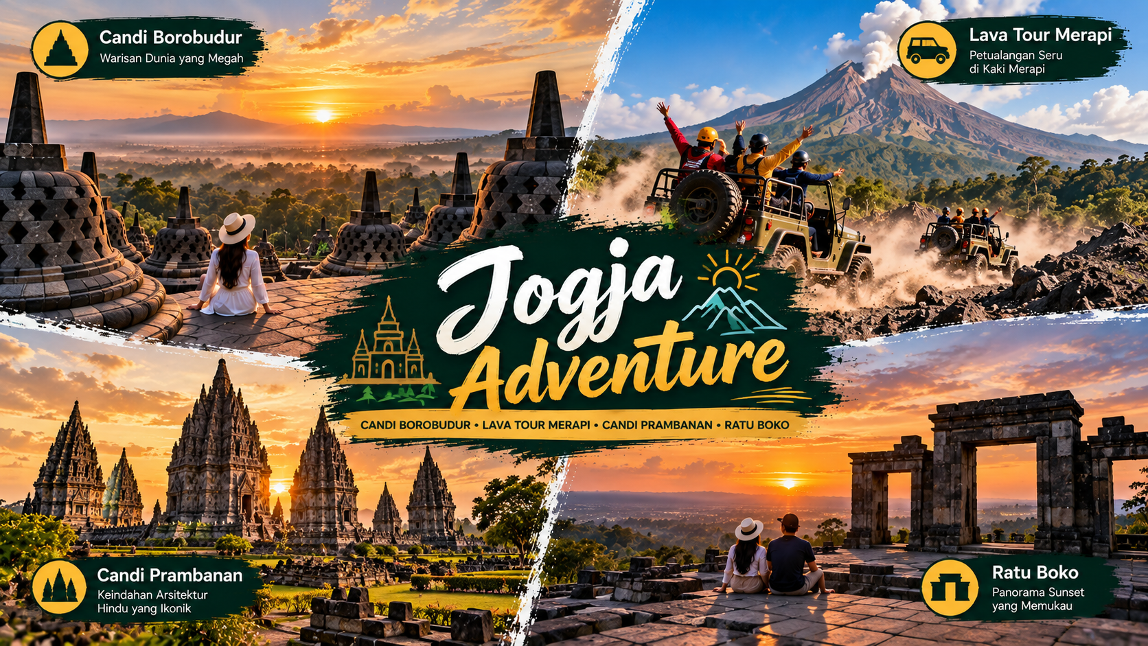Paket Wisata Candi & Sejarah di Magelang & Yogyakarta